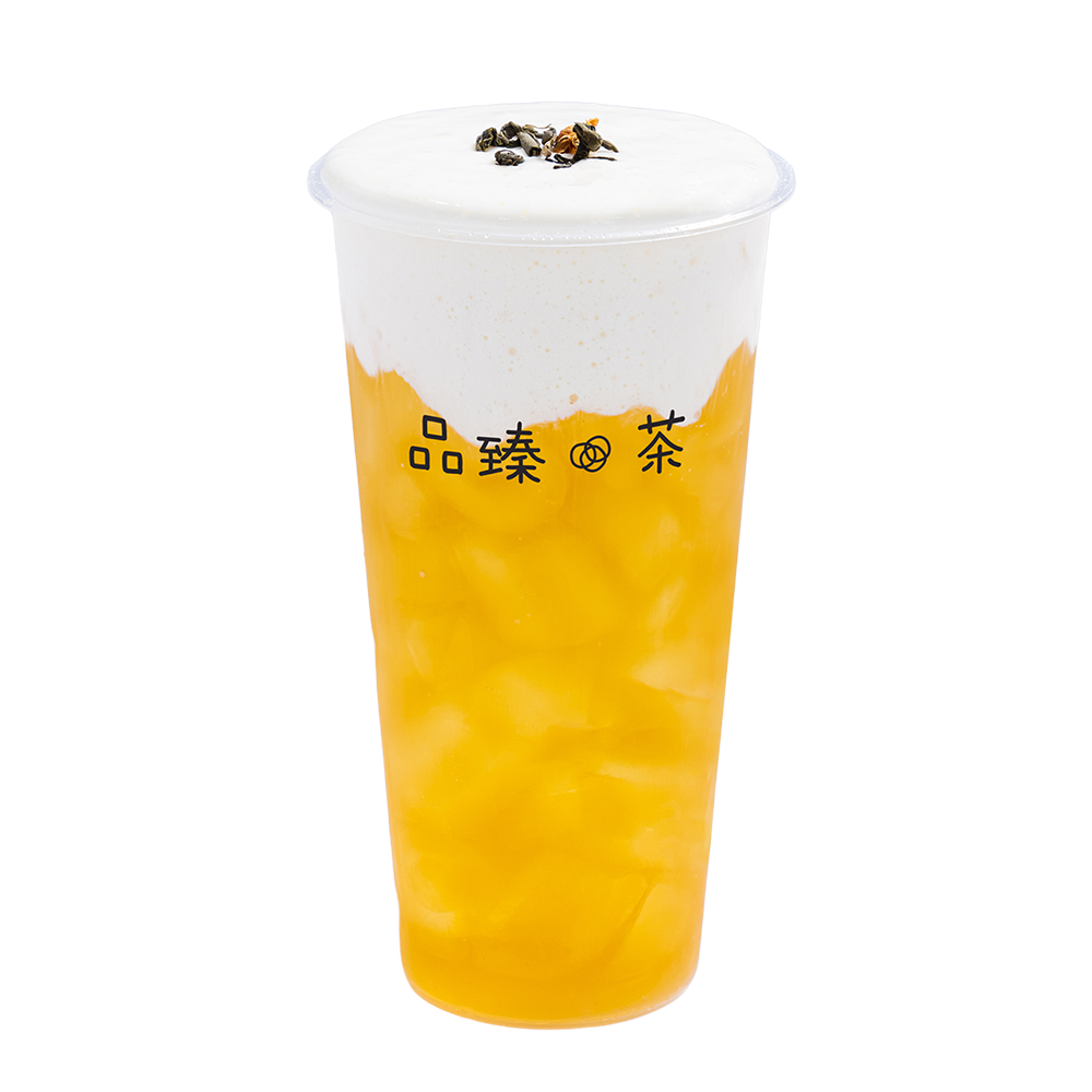 海鹽奶蓋日初金萱青茶